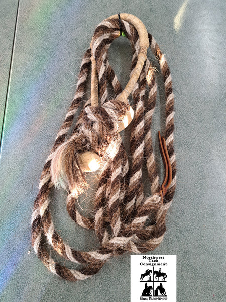 Rawhide Bosal W/ Mecate Reins