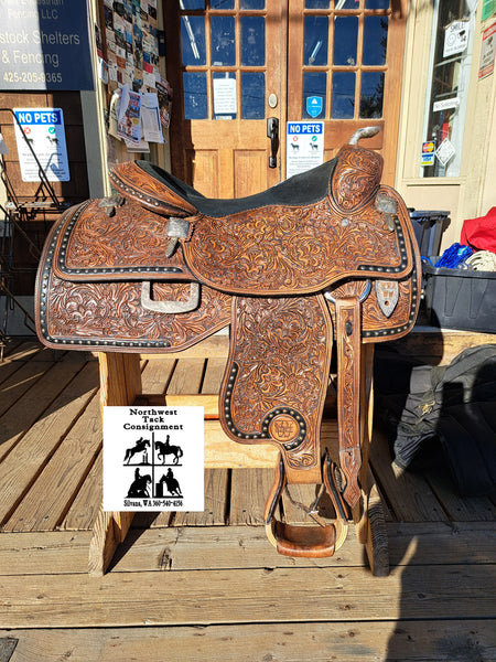 17" Wenger Custom Western Equitation Show Saddle