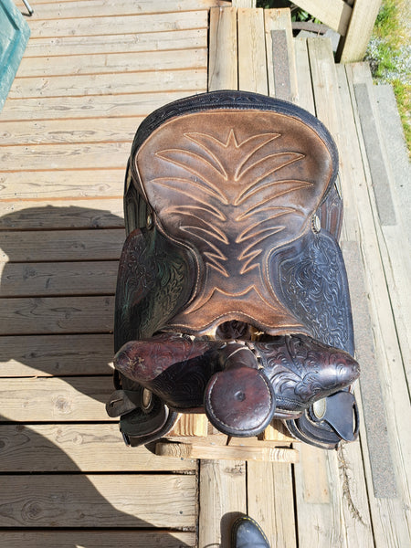 15" Western Equitation Saddle