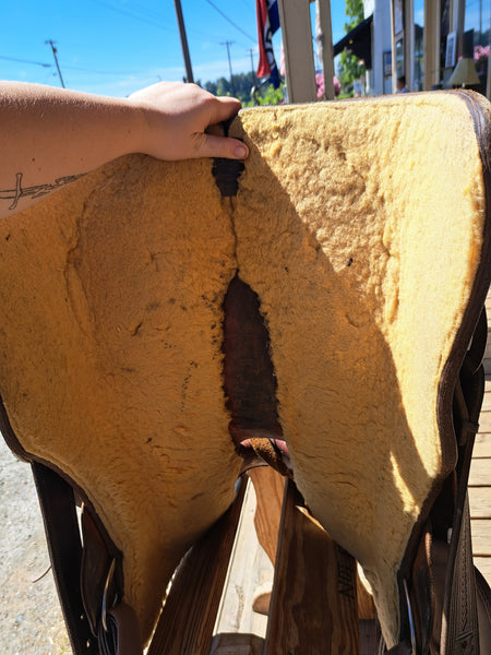 16.5" Brighton Saddlery Ranch Roping Saddle