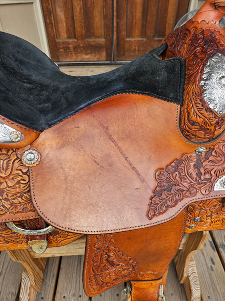 ON TRIAL 15.5" Tex Tan Imperial Western Equitation Show Saddle