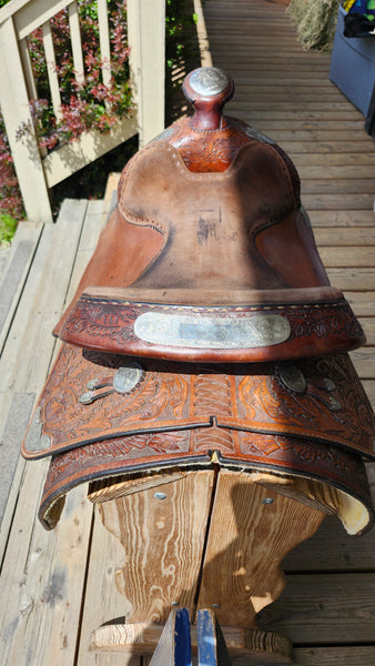 15.5" Hereford Tex-Tan Western Equitation Show Saddle