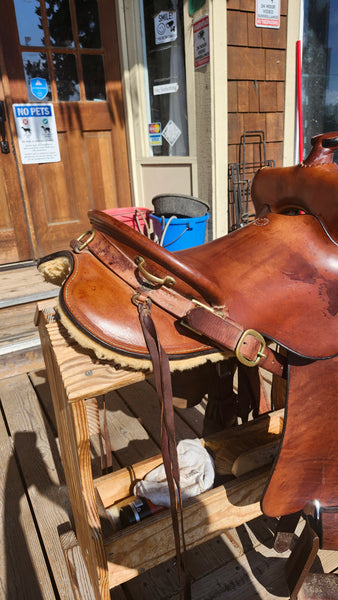 15.5" Fred Hook Western Trail Saddle