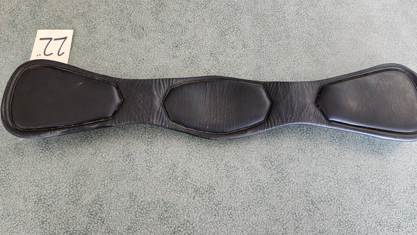 22" Padded Leather Dressage Girth