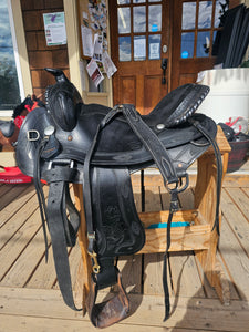 18" Wyoming Saddlery Western Draft Saddle