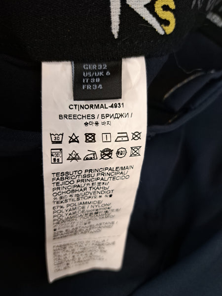 Size 6 Cavalleria Toscana Revolution knee Grip Breeches