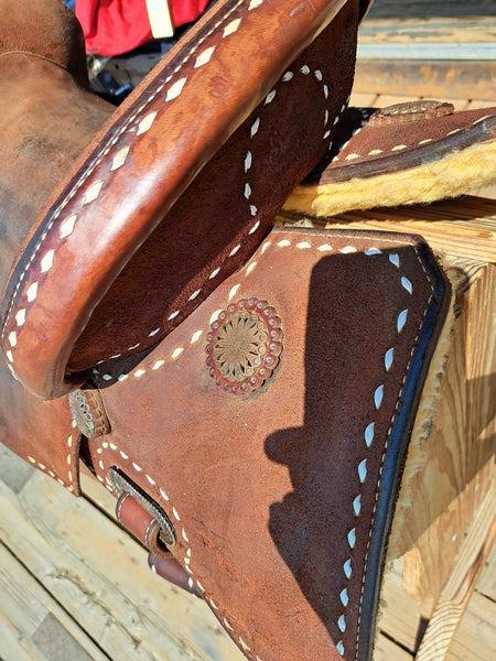 15" Burns Barrel Saddle