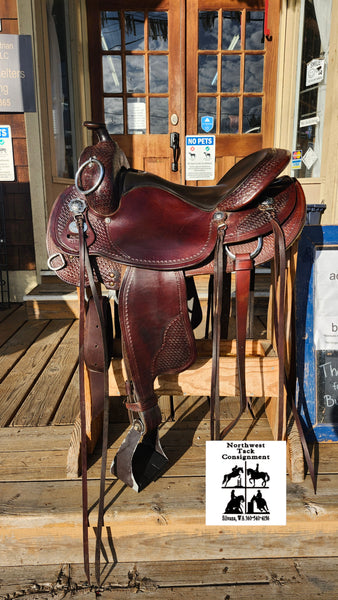 16" Crates Lightweight Round Skirt Trail Saddle