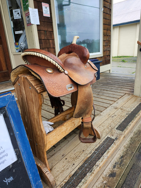 14" Crates Kim Landry Barrel Racing Saddle