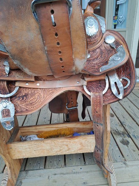 15.5" Custom Woods Equitation Saddle