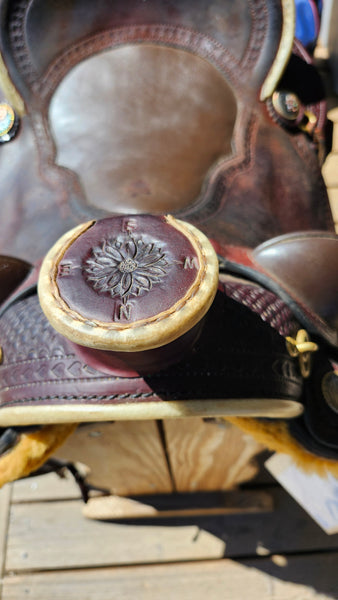 17" Allegany Mountain Saddlery Weatherly Wade Custom Saddle