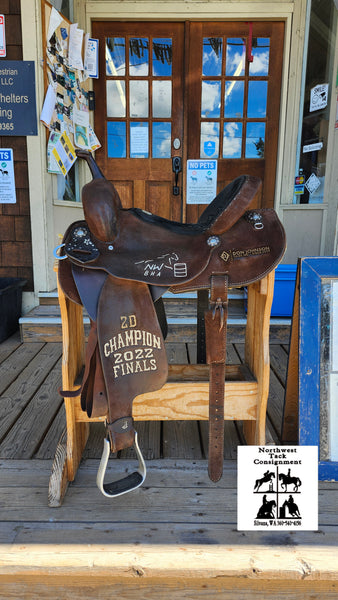 14.5" Double J Pozzi Wide Barrel Saddle