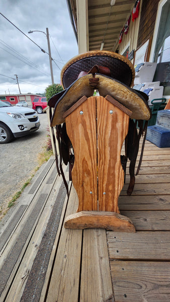 15.5" Hereford Tex Tan Roping Saddle