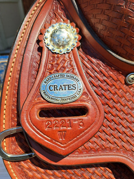 15.5" Crates Classic Reining Saddle