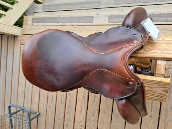 17.5" Custom Saddlery Wolfgang Solo Monoflap Dressage Saddle