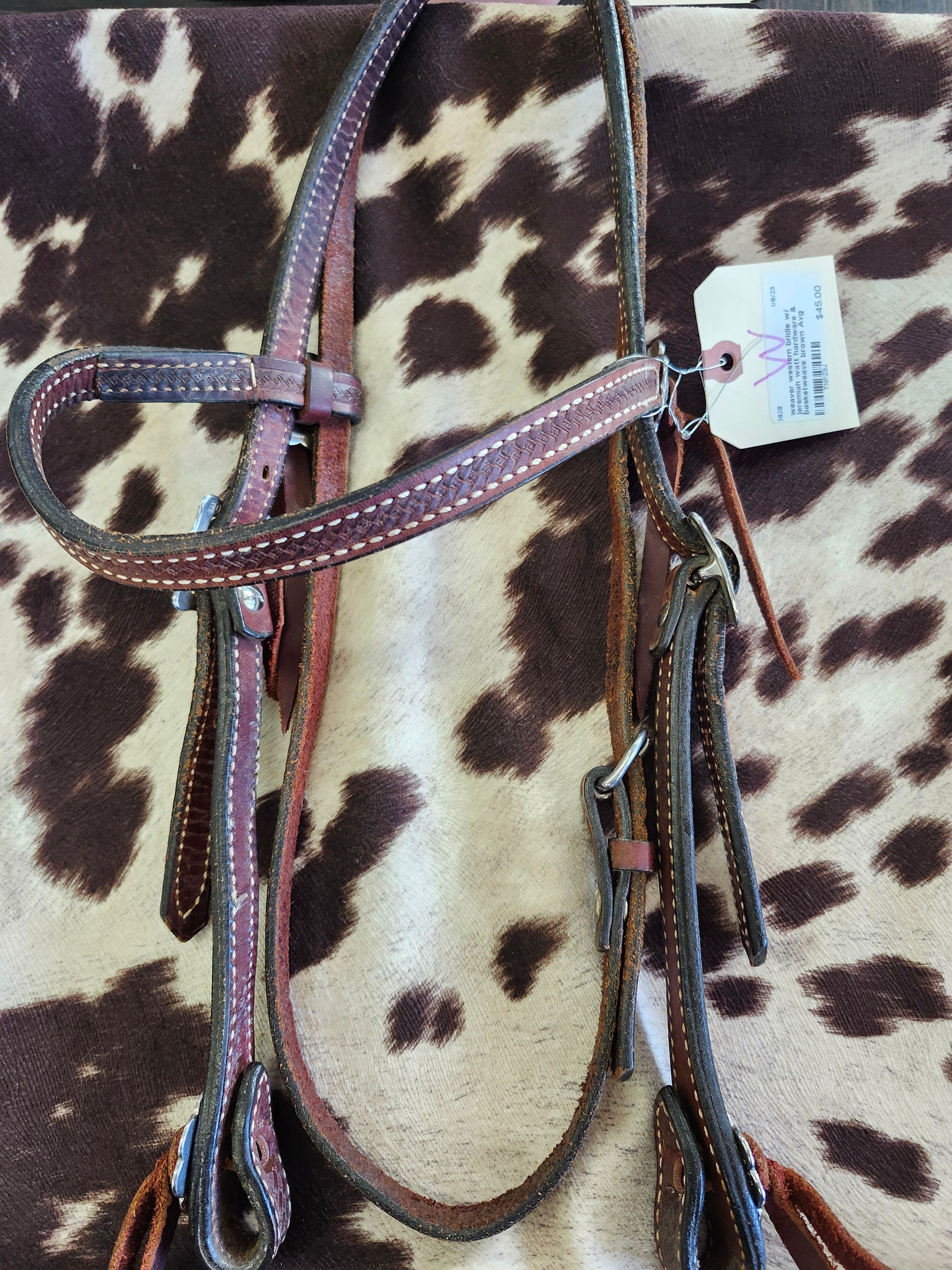 Weaver Western headstall with Jeremiah watt hardware