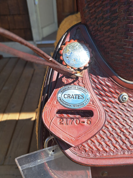 17" Crates Supreme Western Trail Saddle
