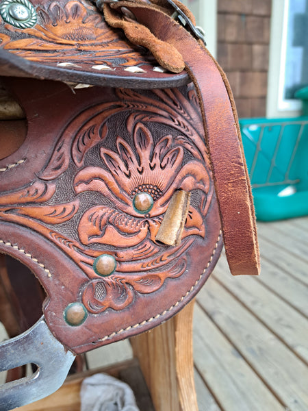 15" Tex Tan Western Saddle