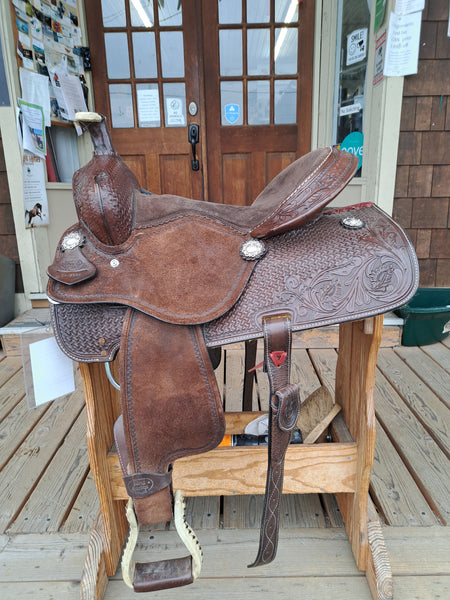 16" Silver Royal Jackpot All Around Roping Saddle