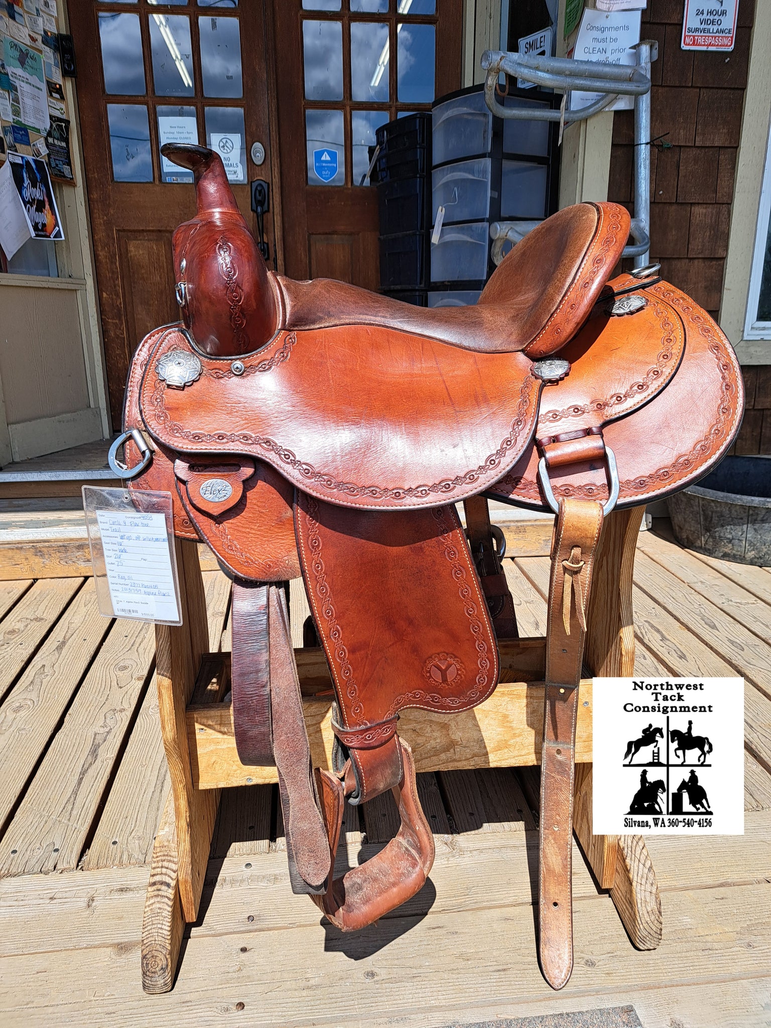 ON TRIAL 16" Circle Y Alpine Flex2 Saddle