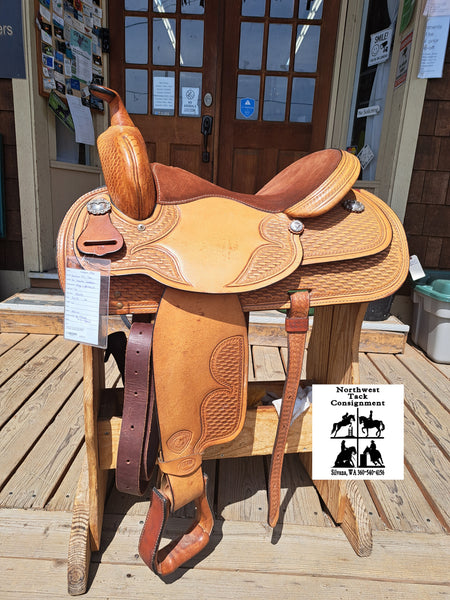 16" Hereford Tex Tan All Around Western Saddle