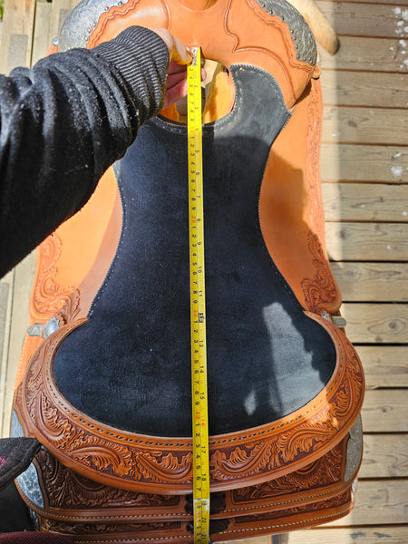 16.5" Randy Paul by Bob's Custom Saddlery Western Equitation Saddle