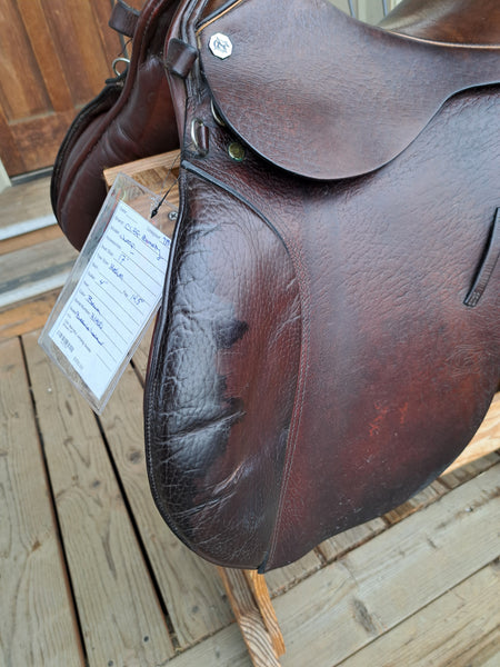 17" Cliff Barnsby Jumping Saddle
