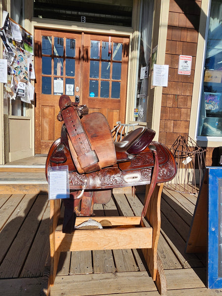 15" Hereford Tex Tan Western Equitation Show Saddle