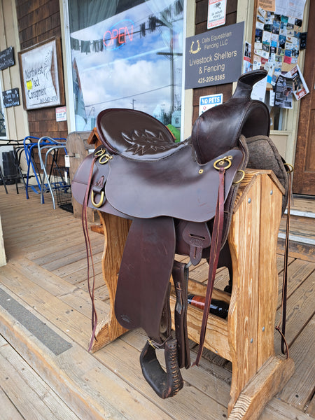 16.5" Tucker High Plains Western Trail Saddle