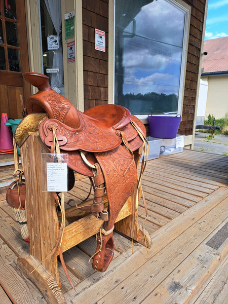 14" George Lawrence Vintage Ranch Saddle