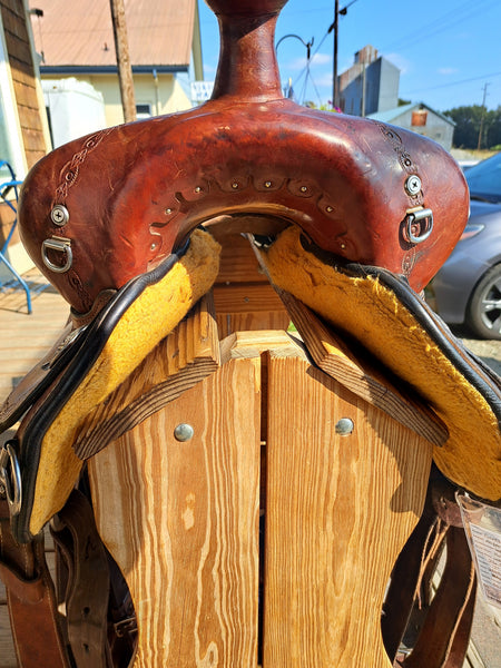 16" Circle Y Alpine Flex2 Western Trail Saddle