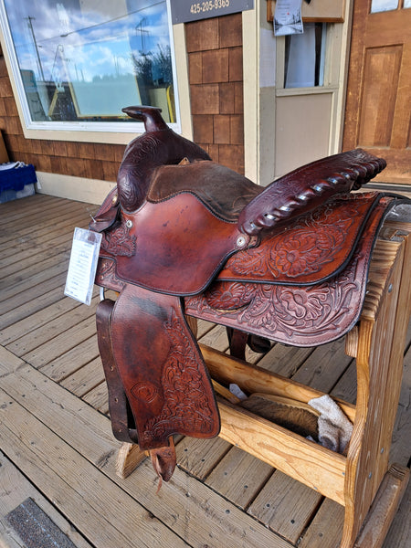 15" TexTan Equitation Saddle