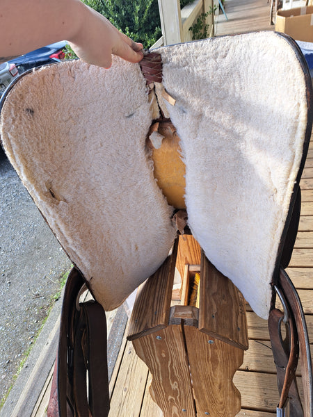 15" TexTan Equitation Saddle