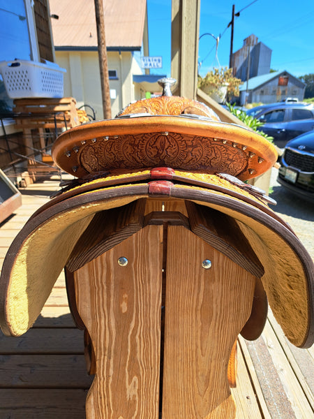16" (Finished to 15") Blue Ribbon Western Equitation Show Saddle