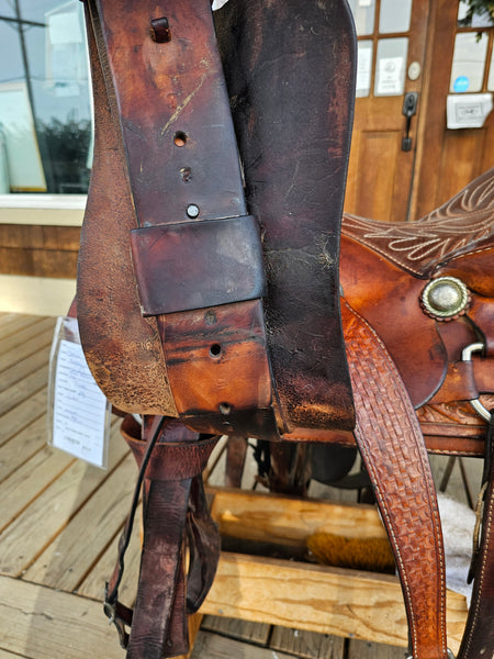 16" Simco Roping Saddle