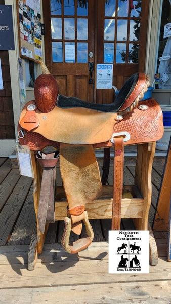 16" SRS Barrel Racing Saddle