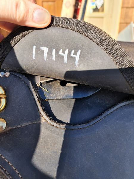 14" Riviera Synthetic All Purpose English Saddle