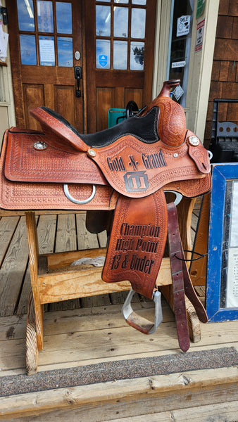 15.5" Caliente Saddle Shop All Around Western Saddle