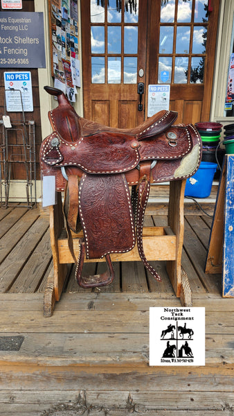 15.5" Action Vintage Show Saddle