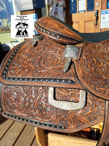 17" Wenger Custom Western Equitation Show Saddle