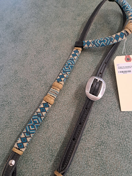 Single Ear Beaded Headstall
