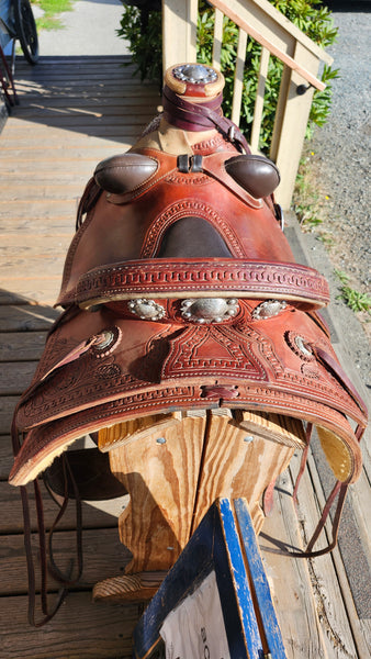 15.5" J. Stead Wade Ranch Roper Saddle