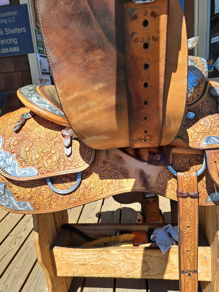 16" (Finished to 15") Blue Ribbon Western Equitation Show Saddle