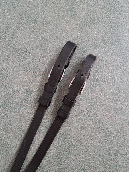 Tory Leather Rubber Grip Reins