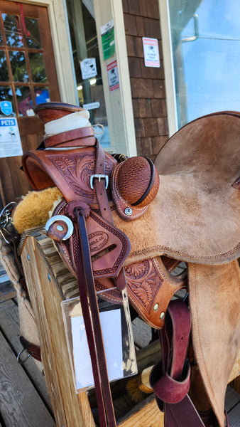15" Henderson Saddle Co Wade Ranch Roper Saddle