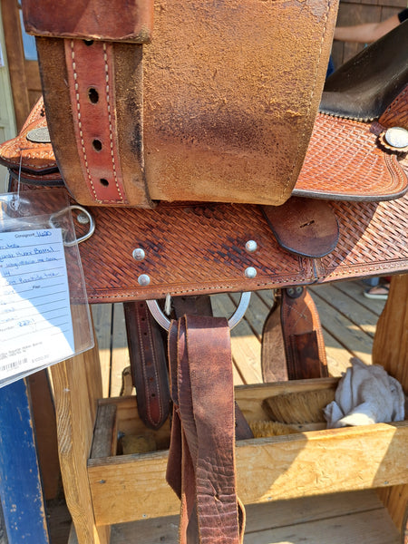 14" Crates Squeak Huber Barrel Racing Saddle