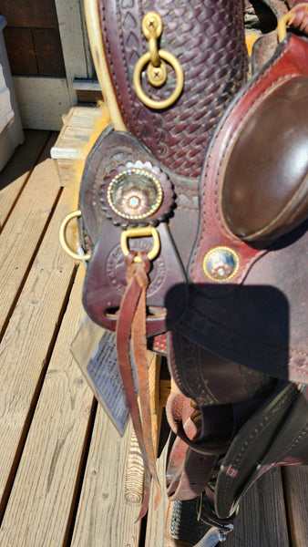 17" Allegany Mountain Saddlery Weatherly Wade Custom Saddle