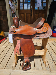 15" Hereford Tex Tan Western Trail Saddle