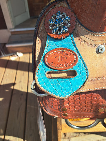 15" Double T Barrel Saddle