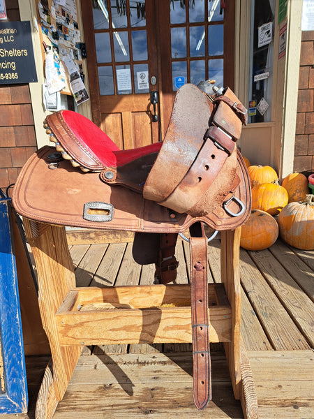 14" Alamo Trophy Barrel Saddle